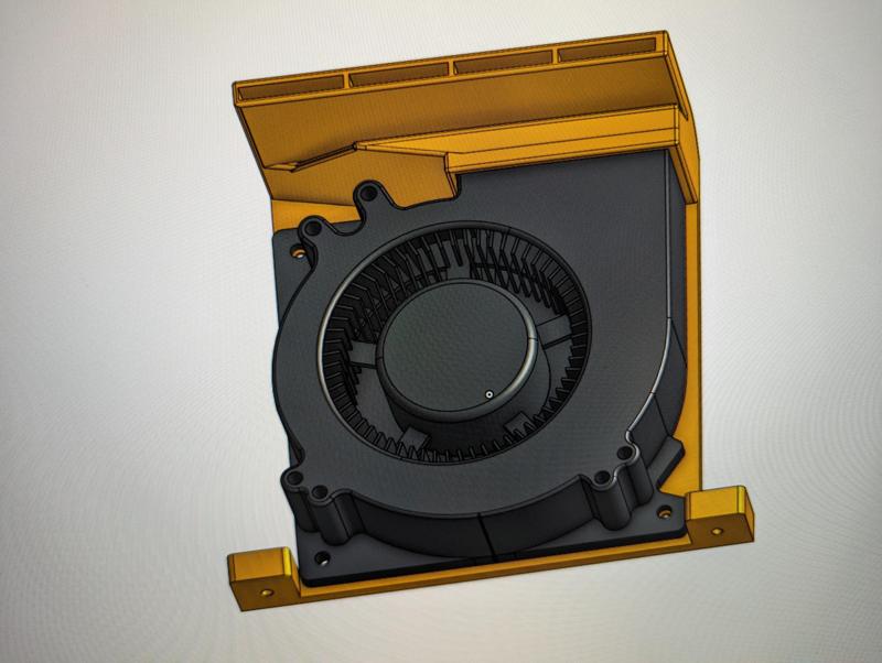 ZEROG BED COOLING FAN MOUNT USE 12032 BLOWER