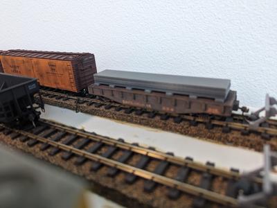 Heavy Steel Flat Car