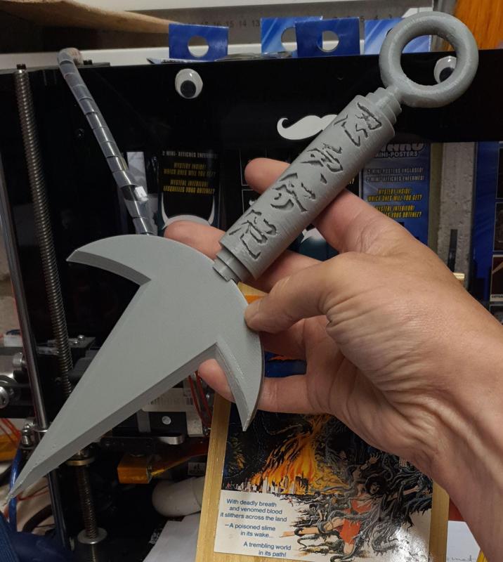 Minato's Flying Raijin Kunai (Flying thunder God)