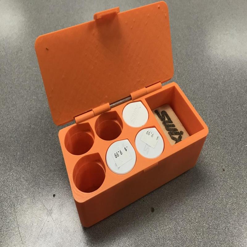 Nordic Skiing Kick Wax Case