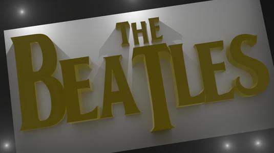 Beatles Logo - with plate