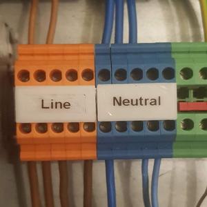 DIN Terminal Block Label - 5.2mm Pitch, 5 Pins