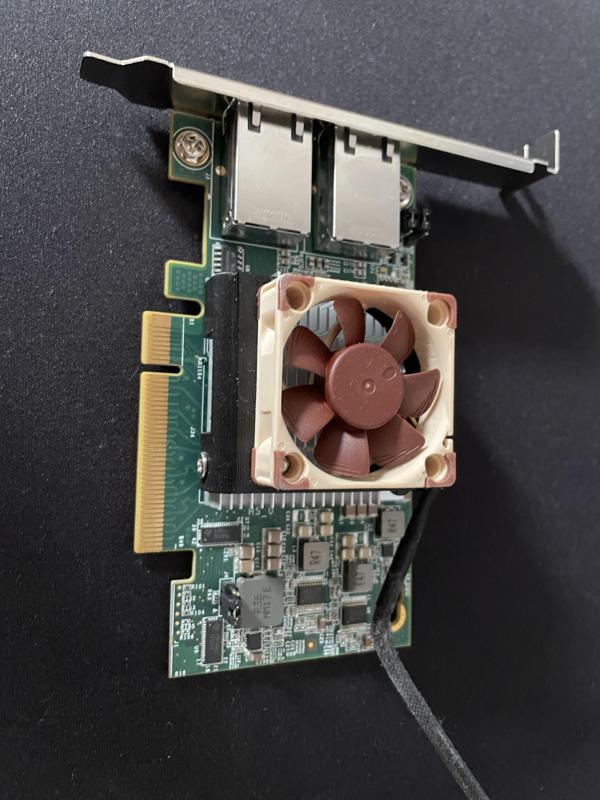 Intel/Inspur X540-T2 10G Dual RJ45 Fan Holder