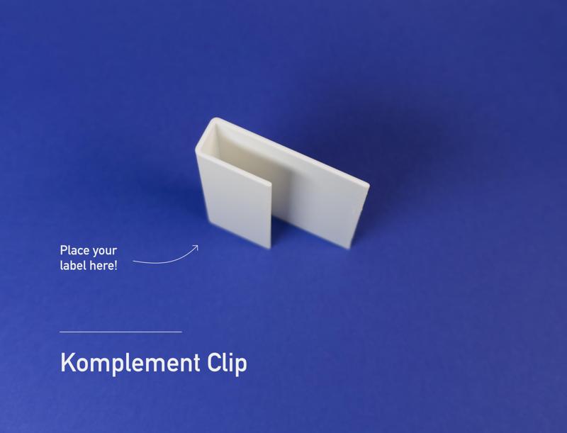 Clip for Ikea Komplement Box