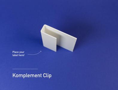 Clip for Ikea Komplement Box