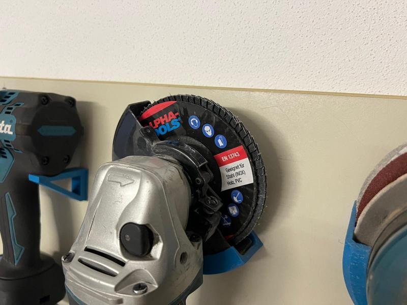Angle grinder wallhook