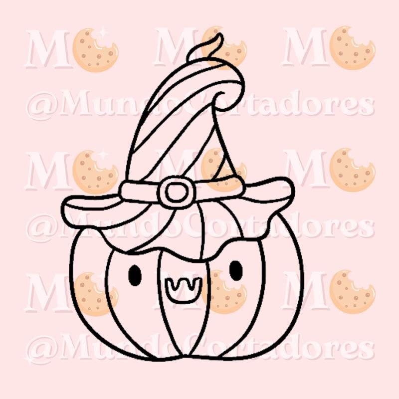 PUMPKIN HALLOWEEN CUTTER AND STAMP - CUTTER