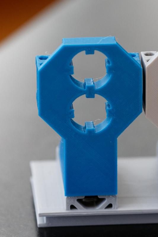 8020 mount US-100 Ultrasonic Distance Sensor w-cable tie V5