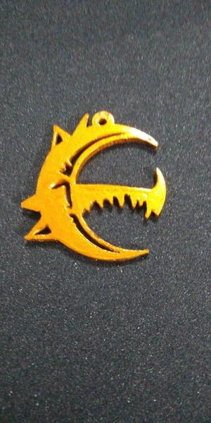 Mordant Moon Keychain - Llavero de luna mordiente