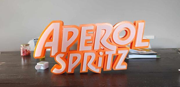 Aperol Spritz LED Sign