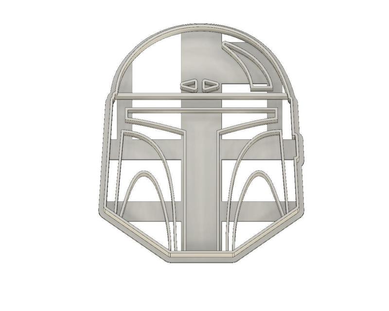 CORTADOR DE GALLETAS FONDANT THE MANDALORIAN BOBA FETT STAR WARS