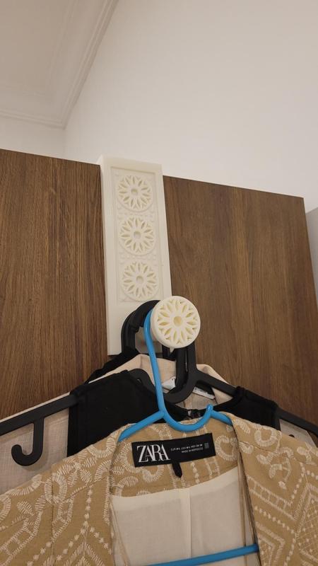 Wardrobe side clothes hanger