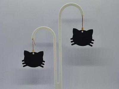Night Cat Earrings