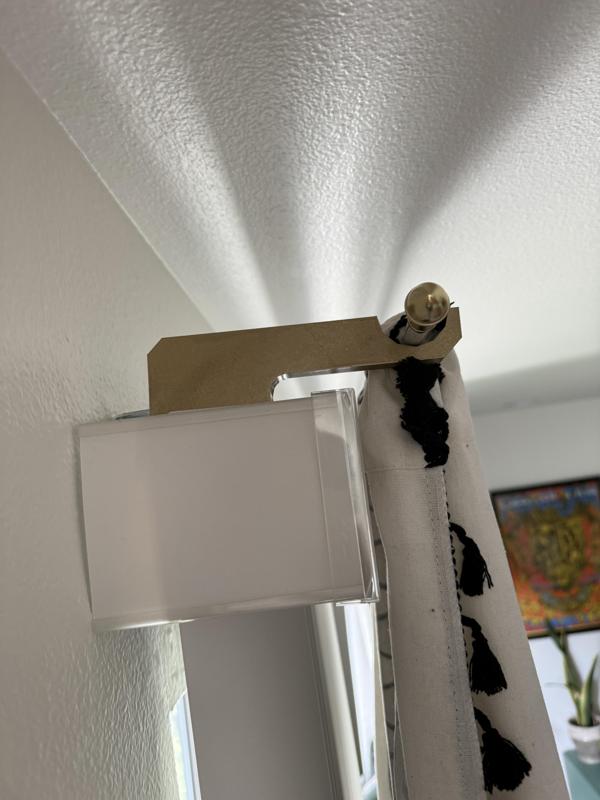 Curtain Rod holder for blinds