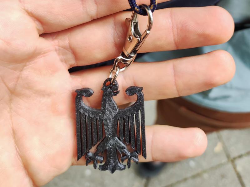 Eagle keychain
