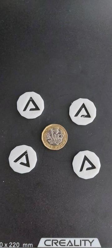 Pound Shopping Cart Coin creality logo (£1)