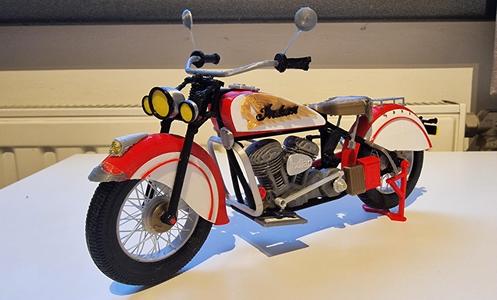 Indian Chief motorcycle year 1947 designer Ed van der Heijden.