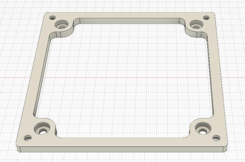 K1 Max - 92mm Rear fan adapter