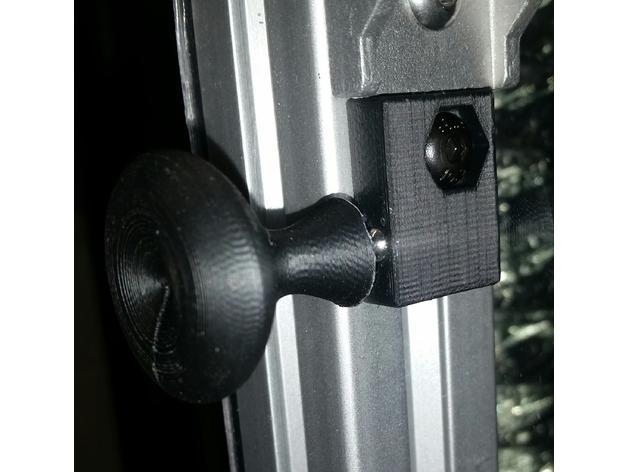 3030 Magnetic Latch and Knob for Enclosure Door