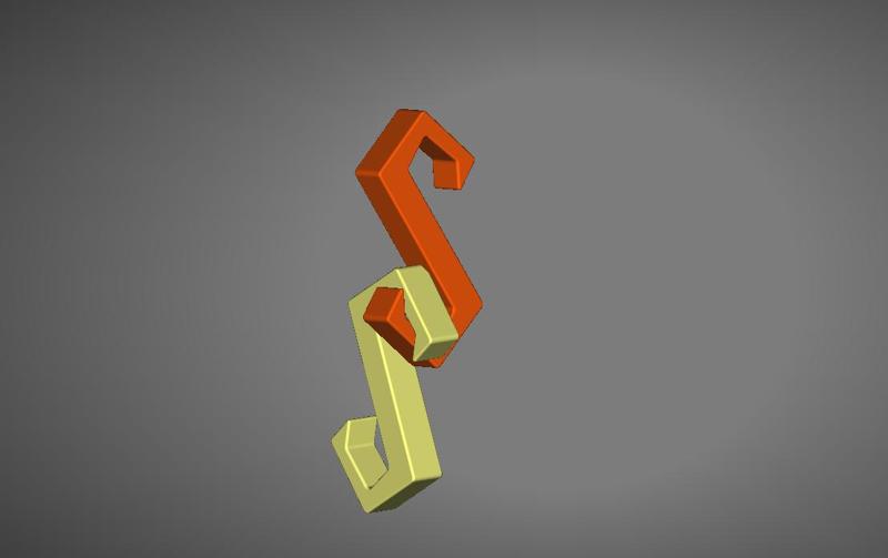 Back pack extension hook