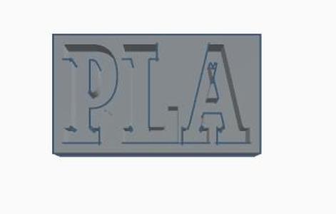 PLA Filament Name Tag
