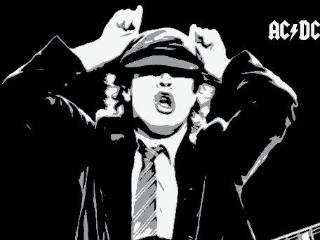 HueForge-print profile: Angus Young in action