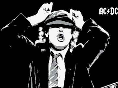 HueForge-print profile: Angus Young in action