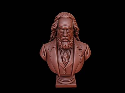 Gottfried Wilhelm Leibniz Bust