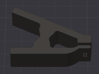 JTAG/SWD Programming Clamp 0.5mm pitch
