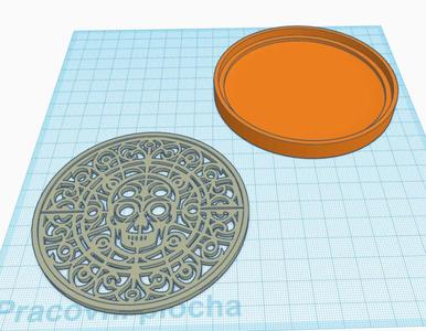 Drying dripper for only one single cup 3 (Four eyed skull)