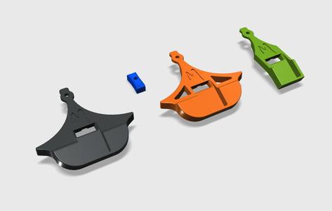 Mobula 8 GPS mount - V2