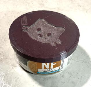 Cat food lid can by Ghaliensita