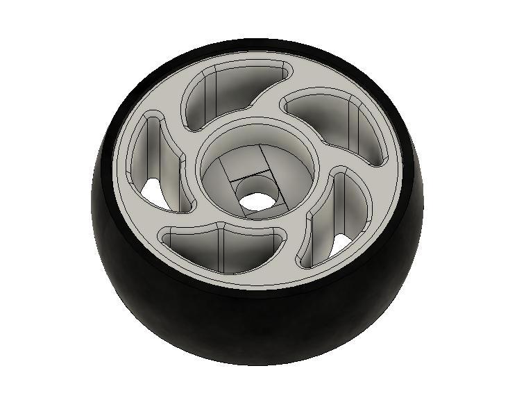 Parametric Suitcase Wheel (NOW WITH BEARINGS)