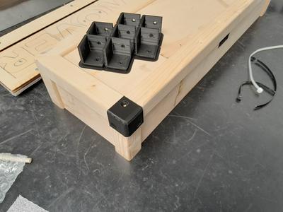 box corner cover - Eckenschutz - flight case inspired