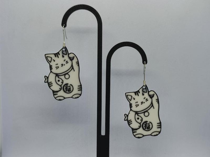 Aretes Maneki Miau