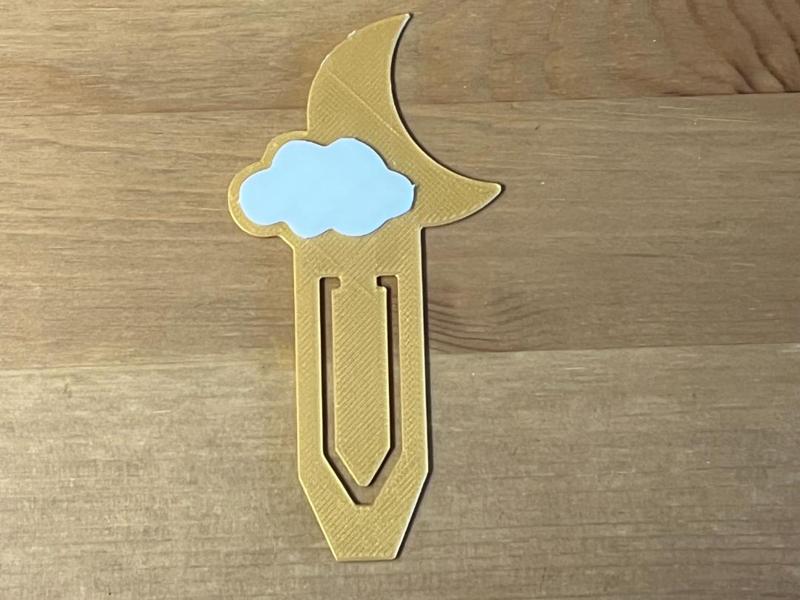 cloud and moon bookmark