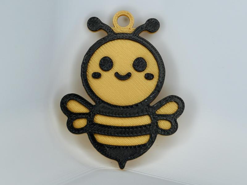 Cute Bee Keychain