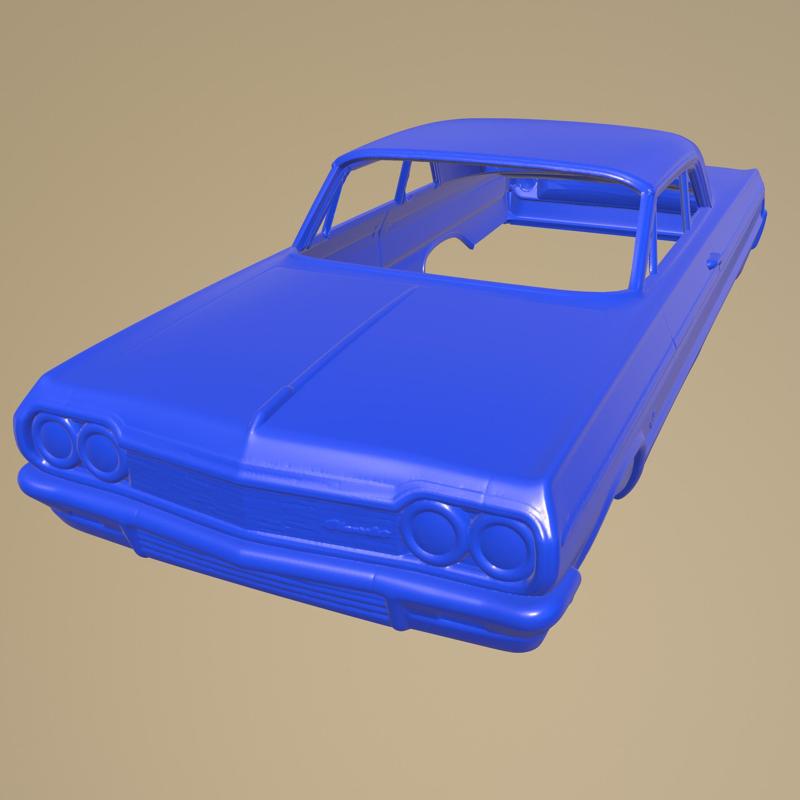 CHEVROLET IMPALA SS 1964 PRINTABLE CAR BODY