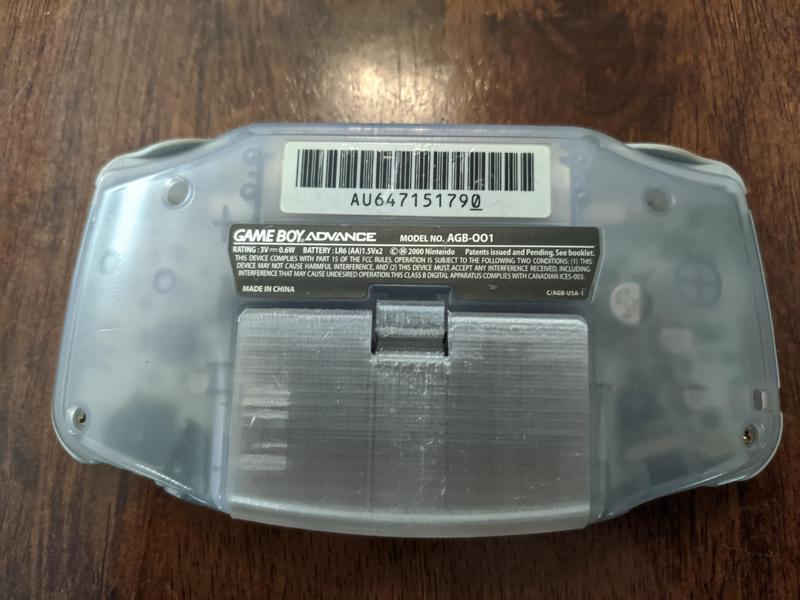 Battery Cover for the Nintendo Gameboy Advance