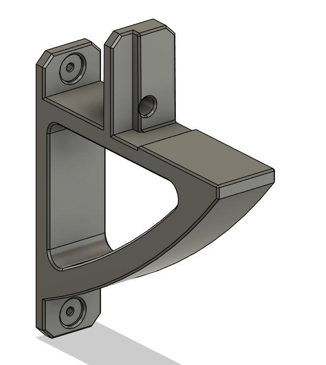 AMS wall bracket, slots in the back and fits under both style AMS
