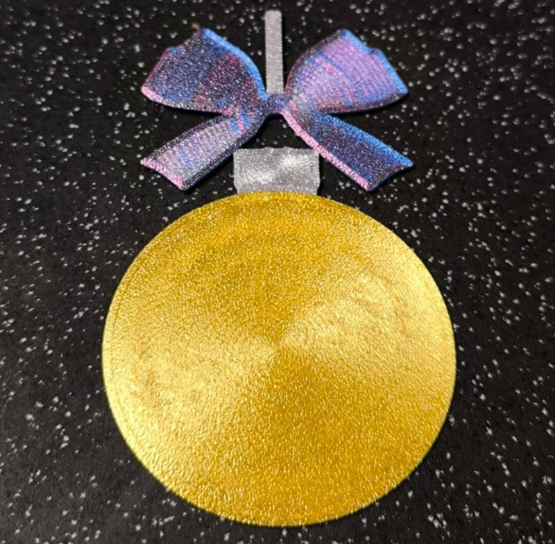 Christmas ornament. A ball. Wall decoration