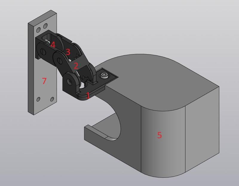 Cable chain for Ender 3 V3 CoreXZ and Bracket for filament sensor.