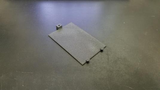 Open DSKY Battery door