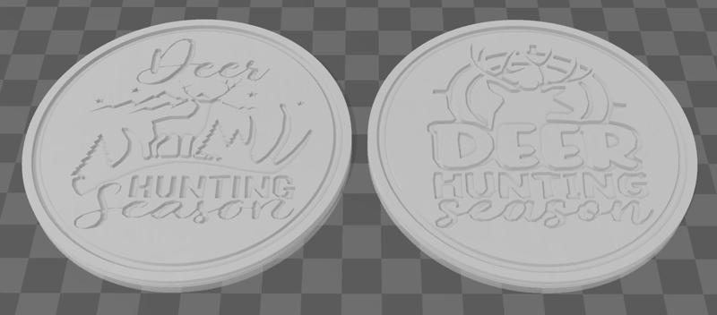 Deer Hunting Season Coasters