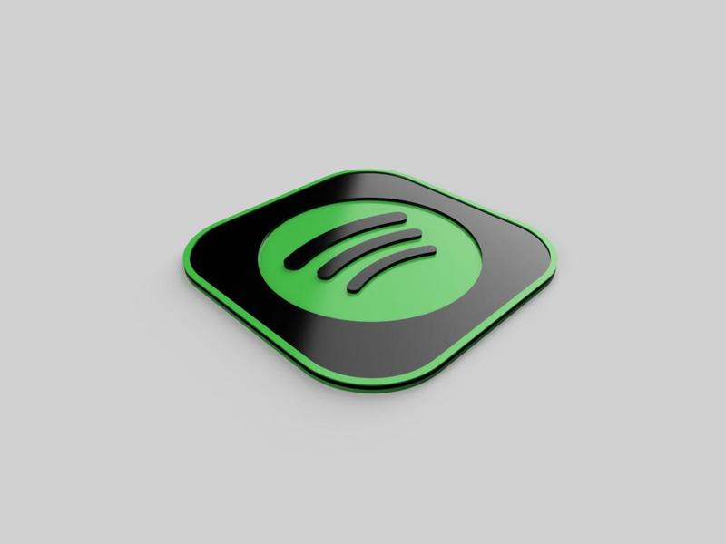 Spotify drinks coaster