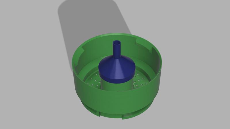 Water changing adapter for Hydroponictower