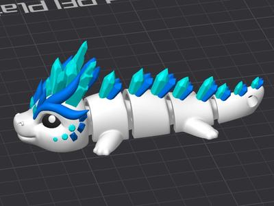 Ice Dragon - More Crystals Version