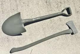 Pionner Shovel and Axe - Us Army - WW2 - Scale 1/16