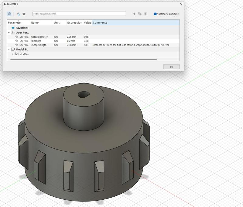 Parametric Drive Gear