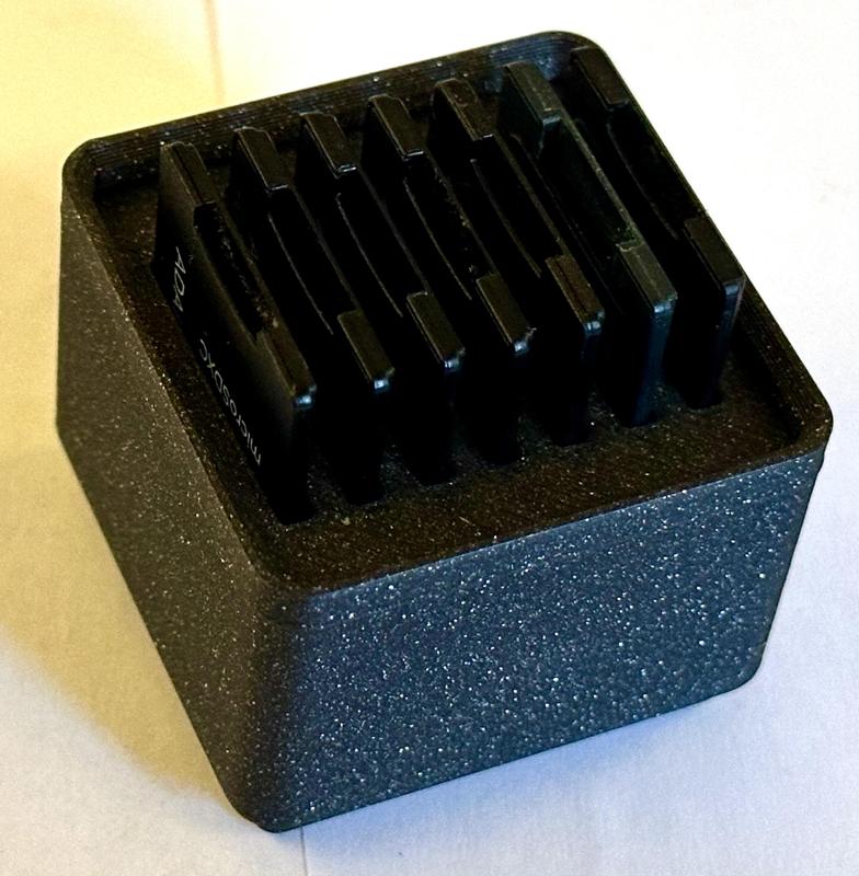 Micro SD to SD adapter card holder